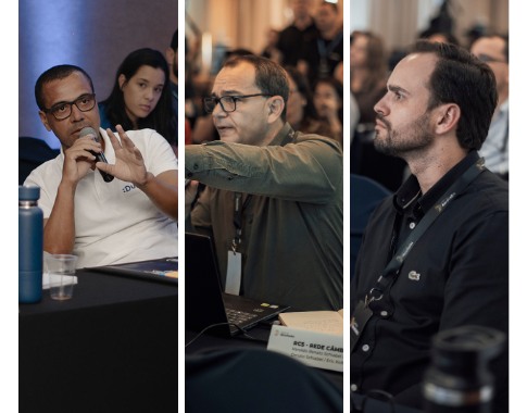 Executivos em networking
