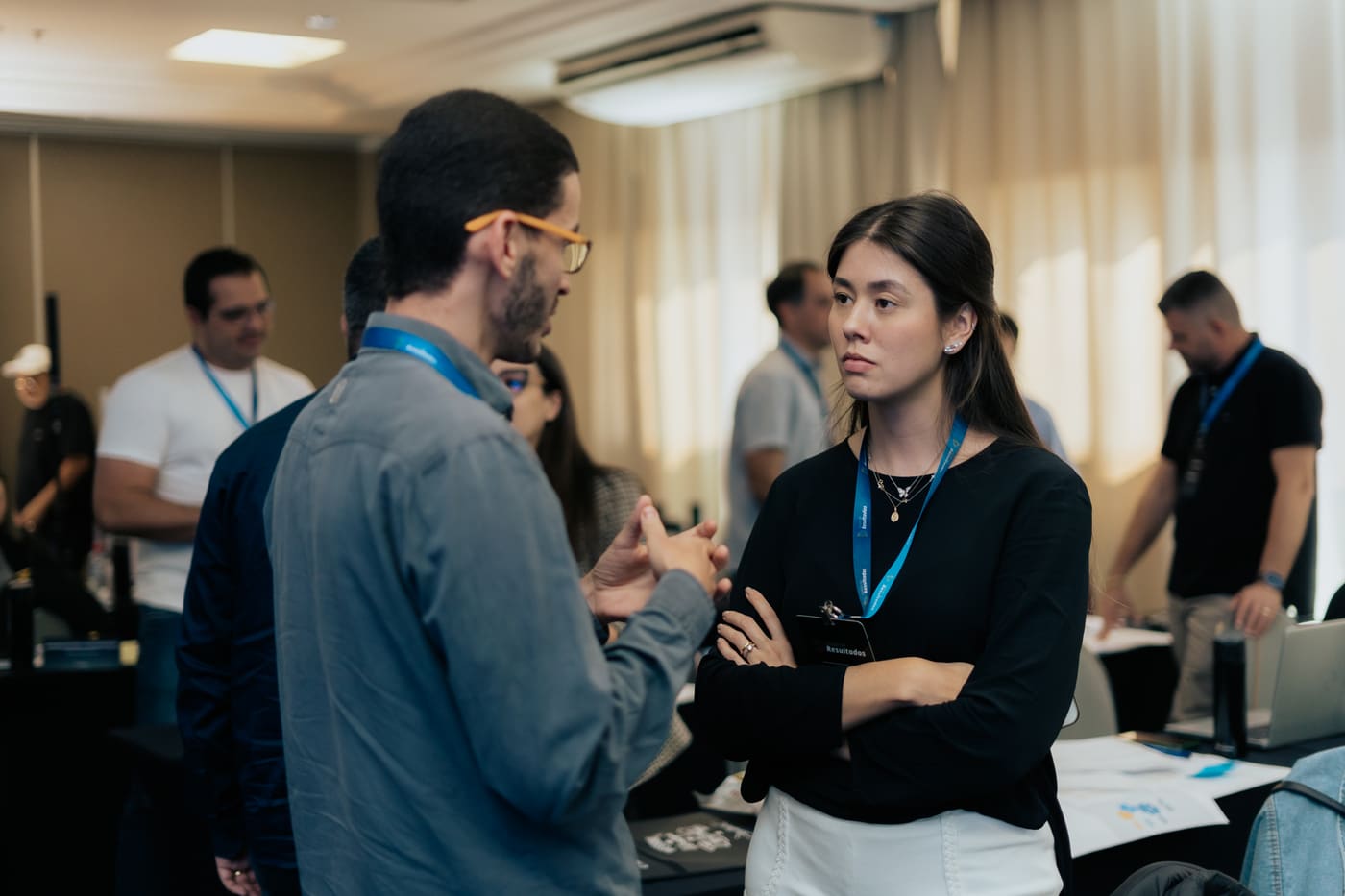 Participantes em networking durante a Imersão GDR